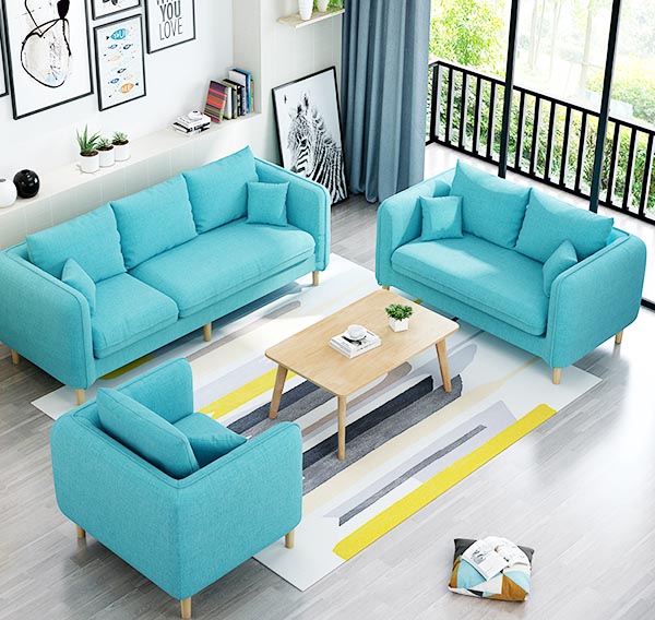 màu sắc ghế sofa phòng khách phù hợp màu sơn tường
